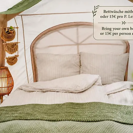 Luxe tent Romantisches Glamping Zelt Auf Ruegen - Uebernachten Mitten Im Kiefernwald - Nur 100m Bis Zum - Ideal Fuer Paare Und Kleine Familien - Zelt Nr 1 Dranske