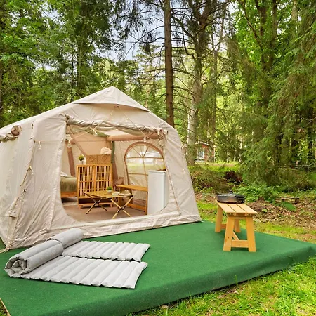 Romantisches Glamping Zelt Auf Ruegen - Uebernachten Mitten Im Kiefernwald - Nur 100m Bis Zum - Ideal Fuer Paare Und Kleine Familien - Zelt Nr 1 *